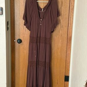 Free People Dream On Boho Maxi Dress